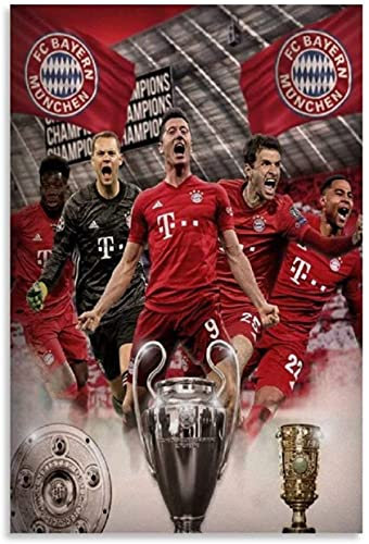 5d Diamond Painting Diamant Bilder FüR Erwachsene Und Kinder Bayern München DIY Kreuzstich Arts Craft Kristall Strass Stickerei 15.7x19.7(40x50cm) Kein Rahmen