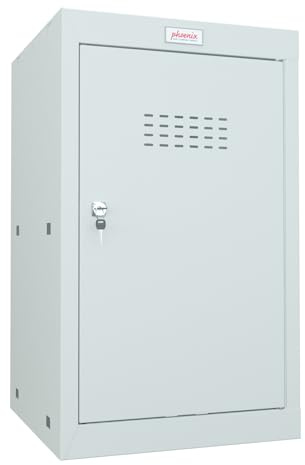 Phoenix CL0644GGK Size 3 Light Grey Cube Locker with Key Lock