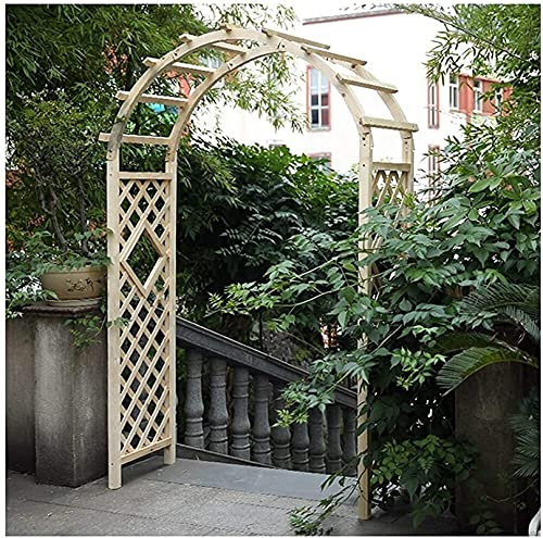 Garden Arches Wooden For Climbing Plants Roses Vines, Support Structure Garden Decoration For Roses Climbing Plants,2 Sizes
