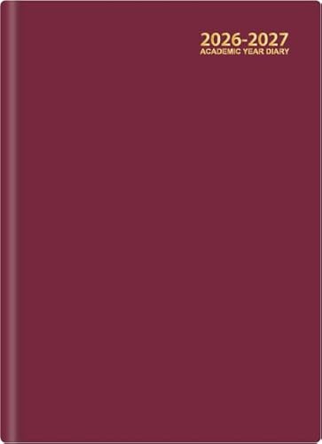 Shineone 2023–2024 Heller akademischer Hardcover-Tagesplaner im A5-Format für Schullehrer, Jahresplaner und linierte Tagebücher (Himmelblau)