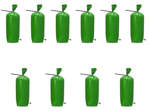 ABOOFAN 10st Baum Tropf Bewässerungs Beutel Wassersackbaum Pflanzen Baum Trinkbeutel Pflanzen Tropfbeutel Baumsack Mit Sprüher Gartenbewässerungsbeutel Bäume Einstellbar Wasserbehälter PVC