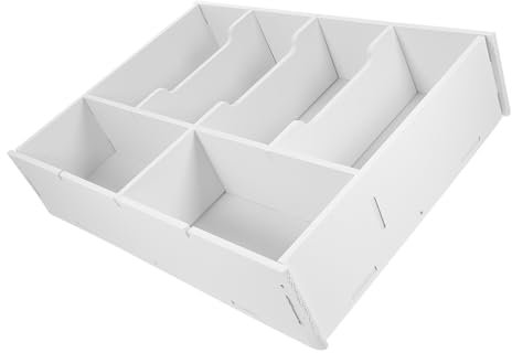 Luxshiny Cash Organizer Aufbewahrungsbox Für Geldscheine Münzen Und Quittungen Fach Unterteilte Desktop-ordnungslösung Aus Robustem Für Büros Und Haushalte
