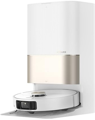 dreame X40 Ultra Complete Robot Vacuum Cleaner, 12000 Pa Robotic Vacuum with Removable and Lift Mop, Extensive Cleaning with Side Brushes, MopExtend technology, Self-Cleaning Mop in 70° Hot Water