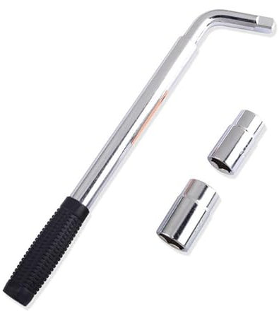 Ronyme Teleskop-Radmutternschlüssel, ausziehbares Reifenreparaturwerkzeug, Radschlüssel, Radmutternentferner aus Stahl, Radmutternschlüssel für Transporter