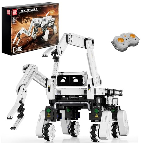 Mould King 21075 Technik Klemmbausteine Roboter Ferngesteuert Mechanischer Hund D-307A Programmierbare Bausteine Modell Geschenk für Erwachsene (1887 Teile)