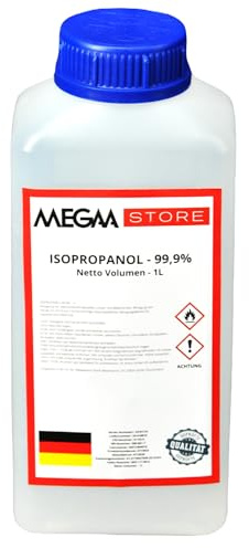 Isopropanol - Isopropylalkohol 99.9% | Entfetter Lösungsmittel 1L bis 20L | für Elektronik Haushalt Automobil optische Elemente Linsen
