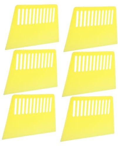 OSALADI 6piezas Raspadores De Pintura Versátiles Para Proyectos Diy Herramientas De Plástico Para Aplicación De Tapiz y Alisado De Paredes