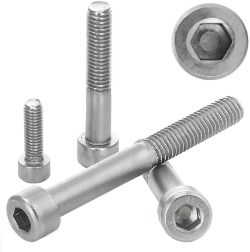 50 Stück Zylinderschrauben mit Innensechskant M2,5x20 Edelstahl A2 Teilgewinde Zylinderkopfschrauben DIN 912 / ISO 4762 WIBTEC®