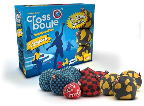 Zoch 601105235 Crossboule c³ Special Edition 15 år – den ultimata boulan kul med flexibla bollar för inomhus och utomhus, från 6 år