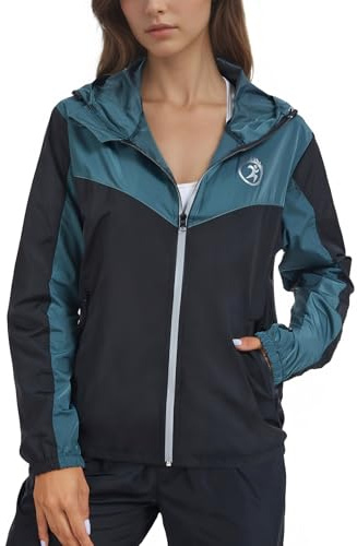 LAZAWG Rain Jackets Women Lightweight Raincoat with Pocket Waterproof Rain Coat for Camping Hiking Cycling