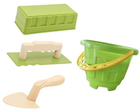 CRDARAAV 4 Stück Sandspielzeug Set Sandkasten Schnee Ziegel Maker für Outdoor Erwachsene Kinder