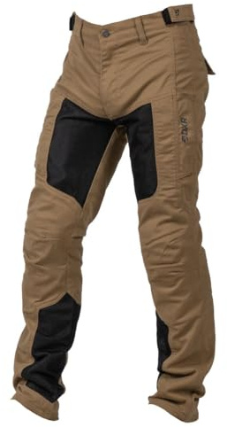 Motoblouz NAZAIRE AIR - Pantalón de moto para hombre, color beige