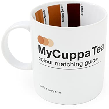 SUCK UK - Mi Taza de té, Color Blanco, diámetro de 8,5 cm