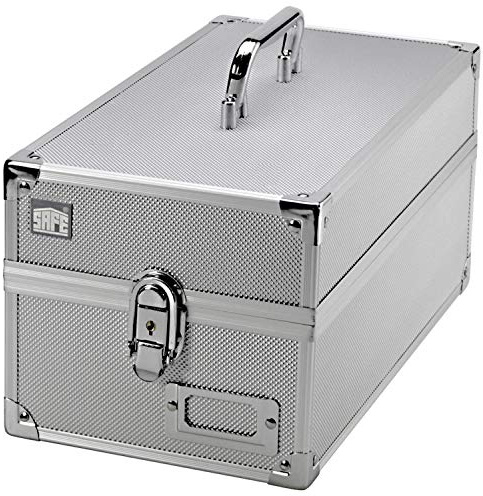 SAFE 160 ALUKOFFER Münzkoffer Sammelkoffer Ideal für Ihre quadratischen Münzensets Euromünzen KMS der Zentralbanken UVM.