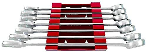 TENG TOOLS 6507JMMA Combination Spanner Set 33-50 mm Plastic Holder 7 Pieces