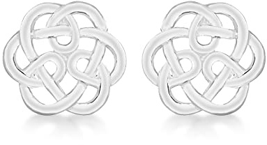 Tuscany Silver Damen - Ohrringe 925 Rundschliff Diamant 8.55.6839