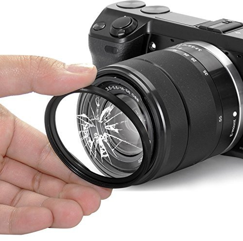 Premium Pro 58 mm HD MC filtro UV para: FujiFilm XC 16 – 50 mm F3.5 – 5.6 OIS II 58 mm filtro ultravioleta, filtro UV de 58 mm, filtro UV de 58 mm