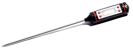 Digital que cocina el termómetro de cristal líquido de la marca de cocinas PRECORN termómetro sonda del termómetro (utilizado para la carne, asar, hornear, cerveza, vino, etc.)