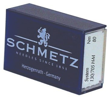 SCHMETZ Microtex (Sharp) (130/705 H-M) Nähmaschinennadeln, Großpackung, Größe 80/12 von Schmetz
