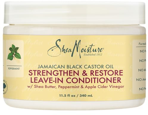 Shea Moisture Jamaican Black Castor Oil Strengthen Grow & Restore Leave-In Conditioner , 454 G (1Er Pack)