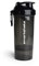 Smartshake Original2Go One Protein Shaker Bottle with Storage 800ml – BPA Free Gym Shaker Cups for Protein Shakes Bottle Leakproof Large Sports Supplements Shakers, (Gunsmoke Black)