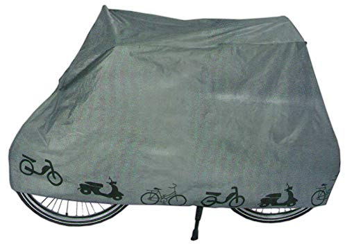 HAC24 Fahrradgarage Fahrrad Schutzhülle Wasserdicht Abdeckplane Zweiradgarage Grau Rollerabdeckung Moped Schutzhaube