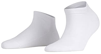 FALKE Damen Sneakersocken Family W Sn nachhaltige Baumwolle kurz einfarbig 1 Paar, Weiß White 2009, 35-38