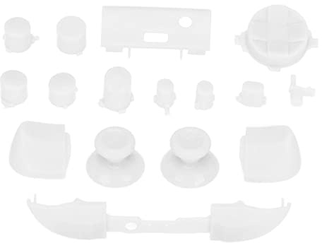 Komplett Ersättningssats för , RT LT RB LB RB Button ABXY Buttons Game Controller Button Set Accessories Kit, för Series X/för Series S(Vit)
