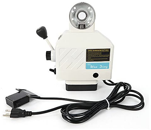 CNC Router Machine 135LBS X-Axis Power Drive Feed Kit Milling Powerfeed Feeder 220V Table Machine X Axis Stand for Milling Machine X-Axis Power Drive Feed Stand Power Table Feeder