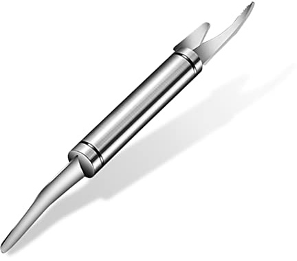 ADORAMBLING Shrimp Deveiner Tool Stainless Steel Shrimp Deveining Tool Efficient Shrimp Peeler and Deveiner Tool Portable Shrimp Cleaner Shrimp Knife for Easy Shrimp Deveining Shrimp Cleaning Tool