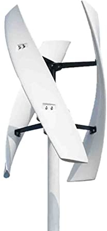 FJAUOQ Aerogenerador Vertical De 12v 24v 48v 600w Aerogenerador Vertical TrifáSico con Controlador PequeñO Aerogenerador DoméStico,600w,12V