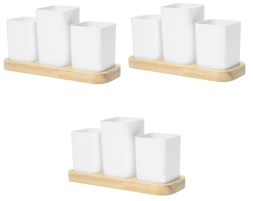 PRETYZOOM 3 Teilige Box Besteck Aufbewahrungsbox Arbeitsplatte Besteck Organizer Utensilienzubehör Besteckkoffer Haushaltsbesteck Organizer Fach Utensilienkoffer Multifunktions