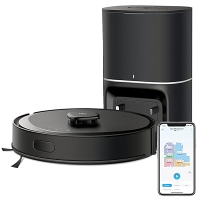 TP-Link Tapo RV30 Max Plus robotdammsugare och mopp, LiDAR-navigering, 5300 Pa sugning, självtömning, flergolvkartning, röst-/appkontroll, ultratyst rengöring för husdjurshår, hårda golv och mattor