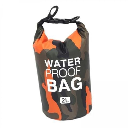 F Fityle 2X Kleiner Wasserdichter Dry Bag Rucksack Crossbody Umhängetasche Floating Dry Bag Leichtes PVC 2L Zum Segeln Kanu Schwimmen Bootfahren Wandern