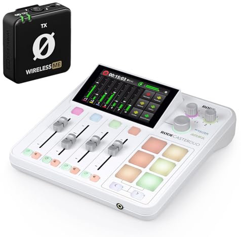 Rode Rodecaster Duo - Mixer per brevi periodi con modulo di trasmissione Wireless ME TX