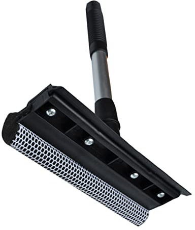 NIYANGLE Double-sided Glass Scraper for Window Cleaning Featuring Design and Dual-purpose Functionality for Both Home and Car Glass Surfaces
