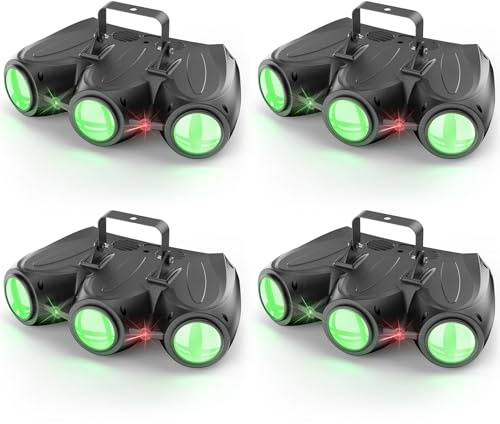 192 LED Bühnenlicht Partylicht,Discolichter mit Spezialeffekten,Automatik/Sound Aktiviert/DMX Control/DJ Blitzlicht mit 23 Lichteffekte,für Disco Party Club Bühne Performance Bar