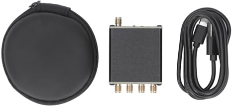 YDuupxe Active RF Isolation Distributor, Alloy 100kHz to 150MHz Wide Operating Range RF Signal Splitter for Radio Antennas, Clock Sources, SDR, GPSDO Signal Source