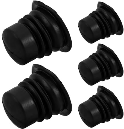 Operitacx 5pcs Washing Machine Drain Valve Plug Rubber Seal Thickened Drain Hose Cover Anti-odor Backflow Stopper for Automatic and Semi-automatic Washers