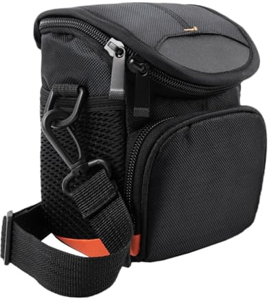 LALADEFIEE Supporto Imbottito per Fotocamera Digitale Compatto Custodia Resistente e Tracolla Rimovibile, Adatto per Escursioni e Uso Quotidiano