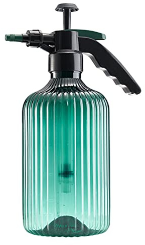 KICHOUSE Annaffiatoio da Giardino a Pressione 2l, Spruzzatore per Fiori Nebulizzazione Fine, in Plastica Resistente Verde, Impugnatura Ergonomica per Uso Esterno e Domestico Riutilizzabile