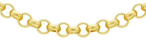 CARISSIMA Unisex 4.1 mm Rund Belcher Halskette 9k (375) Gelbgold 51 cm/20 zoll 1.14.6535