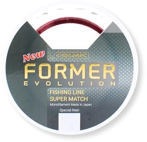 Colmic Former Evolution – Monofilo Giapponese Doppia Siliconatura, Alta Resistenza, Rosso Scuro Mimetico – Bolognese, Match, Carpa, Siluro, Surf Casting – Bobine 150mt e 600mt