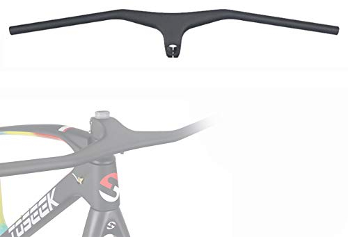 NANANA Vollcarbon Lenker Fahrrad MTB Lenker Fahrradteile für Rennrad MTB Mountainbike, Fahrrad Lenker Kohlefaser Lenker Riser Bar [Mehrere Größen],Lihandle100mm,680mm