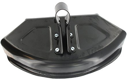 UNIVERSEL - Carter Protection Acier pour Débroussailleuse à Fil Nylon - Carter de Protection Universel avec Bagues de Réduction, Noir