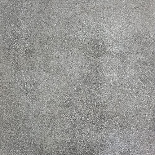 Selbstklebende Bodenfliesen 30,5x30,5 cm | PVC Bodenbelag wasserfest und pflegeleicht | Klebefliesen Boden für kreative Gestaltung | Dekorfliesen für Zuhause | Concrete Betonoptik 5m² – 55 Stück