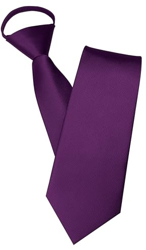 JEMYGINS Herren Reißverschlusskrawatte Krawatte - Eleganter Look in Sekundenschnelle