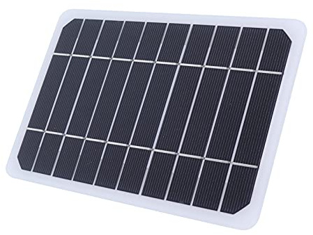Monokristallines Solarpanel, 5W 5V USB Solarladegerät, 208x140mm, Mobiles Solarnetzteil für Mobiltelefone, EVA Laminiert, 20% Umwandlungseffizienz