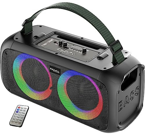 Batteriebetriebene Aktivbox ''Street-Sound'' 2 x 6.5''/16cm, 100W, mit Beleuchtung