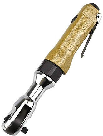 Samnuerly Llave de carraca de Alta Resistencia Neumática bidireccional Llave de carraca de 1/2 '' Herramienta Manual de Grado Industrial Tuerca remachada neumática multifunción y ergonómica